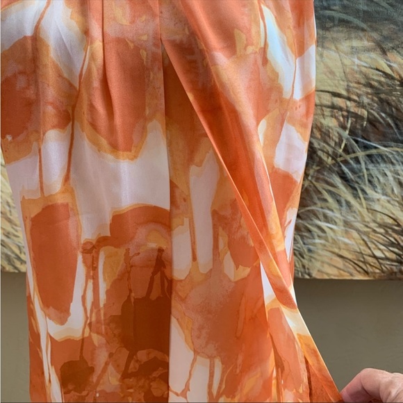 2 tops red bandana handkerchief top SZ LG and a SZ SM coral floral top zip back - Picture 9 of 12